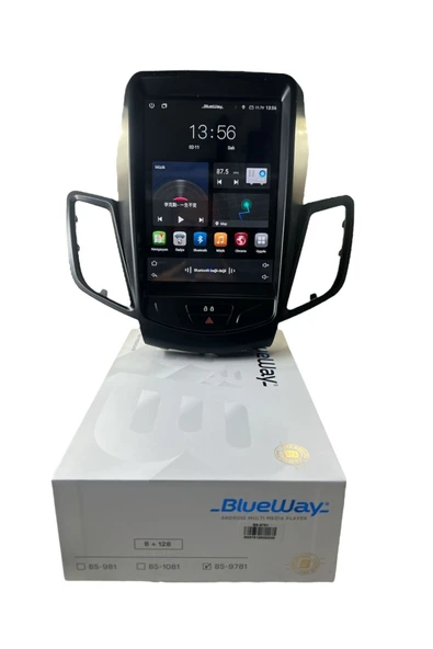 FORD FİESTA 2009-2014 BLUEWAY 8-128 TESLA TAM PROFESYONEL OEM MULTİMEDİA ürün görseli 1
