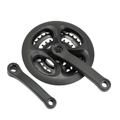 AYNAKOL 20 JANT MTB BİSİKLET İÇİN 42/34/24T 140MM SET PLS KAPLI KARBON DESEN SİYAH AYK-325 ürün görseli 1