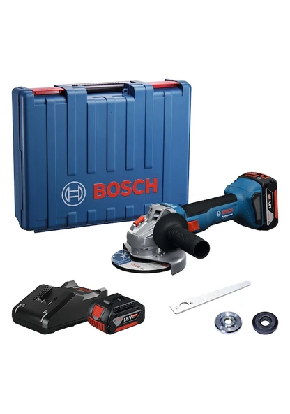 Bosch GWS 18V-8 2x4.0Ah Çift Akülü Taşlama ürün görseli 1