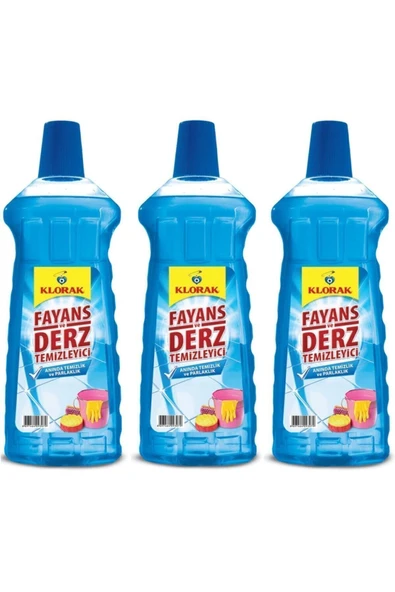 Fayans Ve Derz Temizleyici (mavi Su) 970 ml* 3 adet ürün görseli 1
