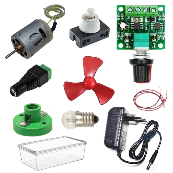 Kutulu 6 in 1 Motor ve Lamba Deney Seti (6 Devre) - Öğrenci Elektrik Devresi ürün görseli 1