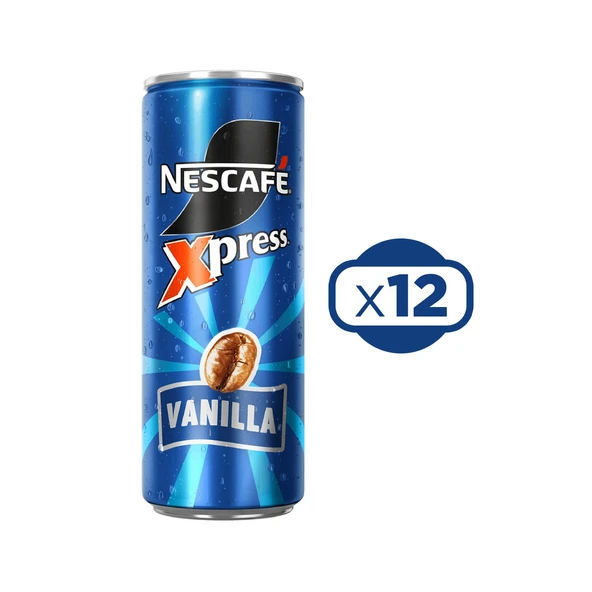 Nescafe Xpress Vanilya Soğuk Kahve 250 ml x 12 Adet ürün görseli 1