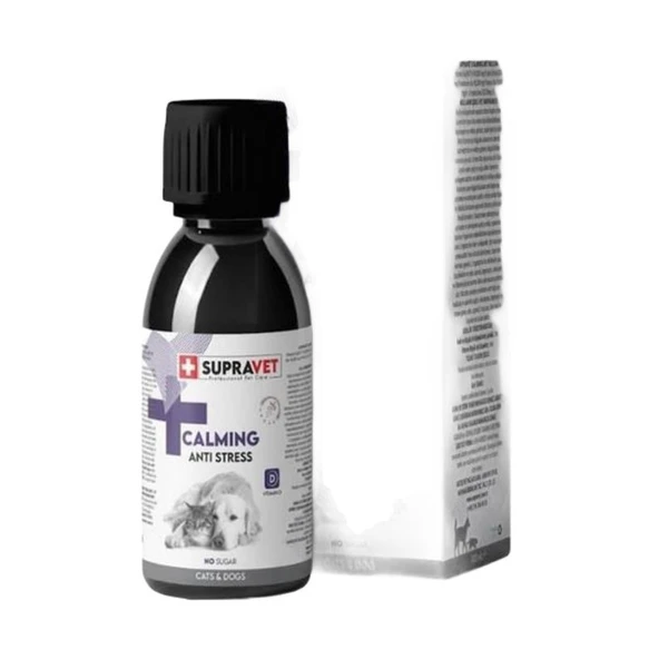 Supravet Calming Anti Stress Kedi Ve Köpekler İçin Sakinleştirici Damla 100 Ml ürün görseli 1