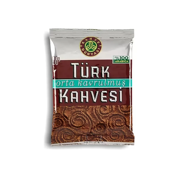 Kahve Dünyası Orta Kavrulmuş Türk Kahve 100 Gr 3 Adet ürün görseli 1