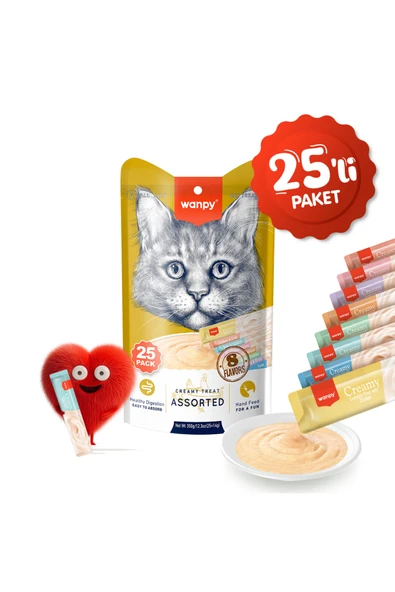 Krema Kedi Ödül Maması 14gr (25 Adet) (Karışık Çeşitli) ürün görseli 1