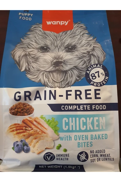 PATİLİMARKET köpek maması tavuklu yavru 1.5 kg ürün görseli 1