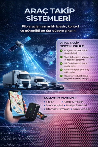 Araç Takip Sistemleri IMEI KAYITLI Mobil Gprs Taşıt Takip Ürünü (1 Yıl Server Hediyeli) ürün görseli 1