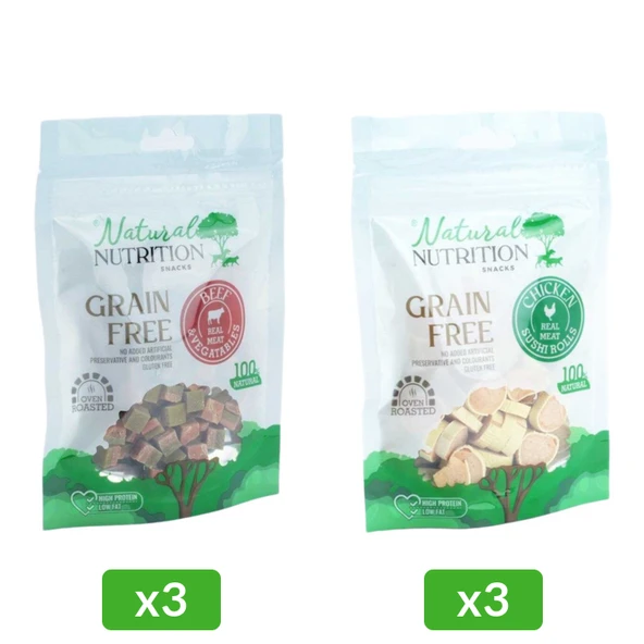 Çok Al Az Öde 3 Adet Natural Nutrition Snacks Biftek Eti Ve... & 3 Adet Natural Nutrition Snacks Tavuk Eti Kals... ürün görseli 1