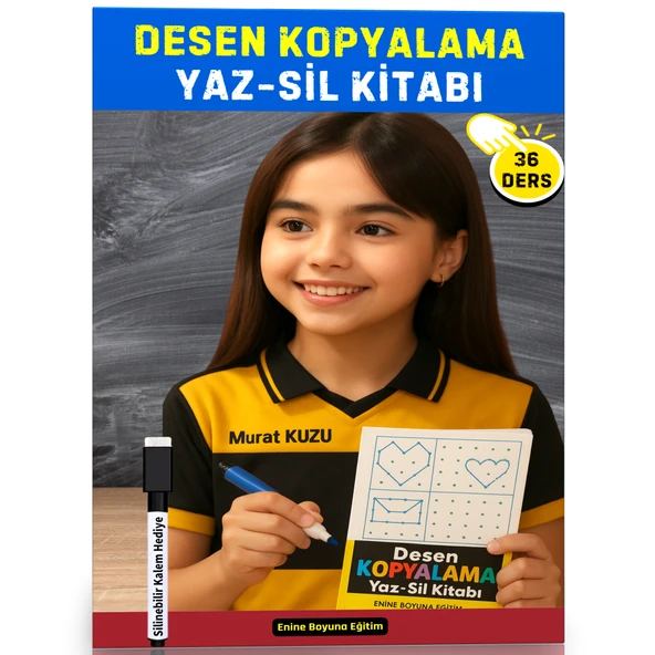 Desen Kopyalama YAZ-SİL Kitabı (Spiralli) ürün görseli 1