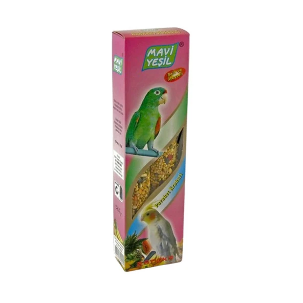 Berra Mavi Yeşil Paraket Krakeri Ballı Ve Meyveli 2Li 130 Gr ürün görseli 1