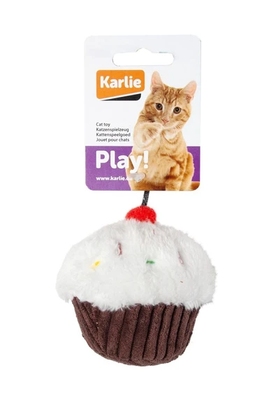 KARLİEPELUŞ KEDİ OYUNCAĞI 11,5 CM KEK BEYAZ-KRENGİ ürün görseli 1