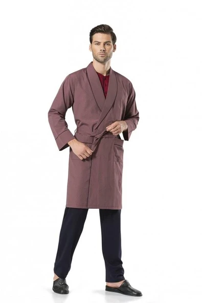 Pierre Cardin 5'li Robdöşambırlı Uzun & Kısa Kol Şortlu Uzun Pijama Takım Özel Kutulu Damat Çeyiz Seti ürün görseli 1