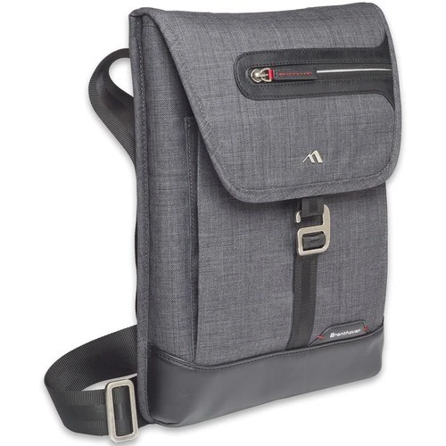 Brenthaven Collins Vertical Messenger - Graphite Dikey Notebook Çantası - Resim 2