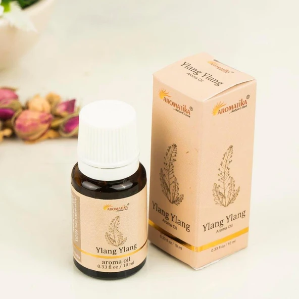 Aromatika Ylang Ylang aromatik yağ difüzör ve buhurdanlık kokusu 10 ml ürün görseli 1