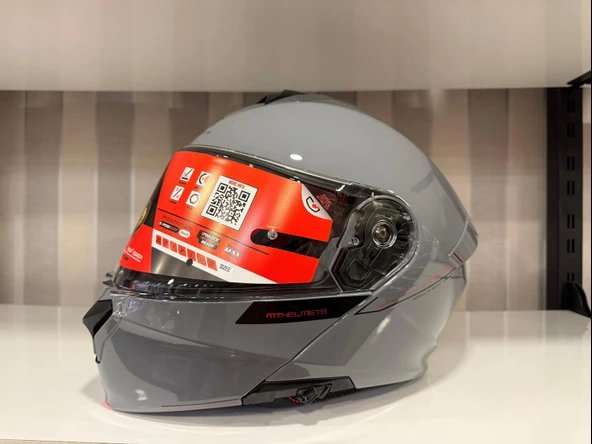 KASK MT GENESİS SV A12 ÇENE AÇILIR NARDO GRİ ürün görseli 1