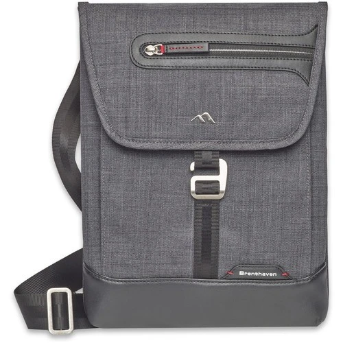 Brenthaven Collins Vertical Messenger - Graphite Dikey Notebook Çantası ürün görseli 1