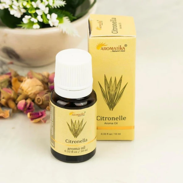 Aromatika Citronelle aromatik yağ difüzör ve buhurdanlık kokusu 10 ml ürün görseli 1