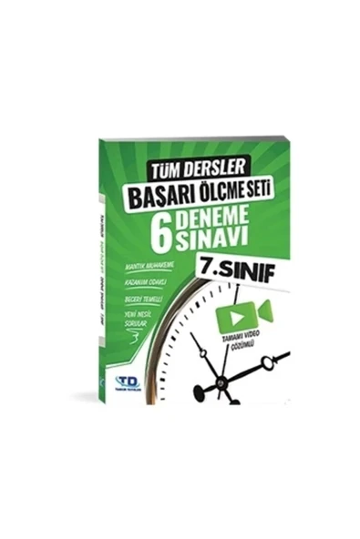 Tandem 7.Sınıf Tüm Dersler 6 Deneme Başarı Ölçme Seti ürün görseli 1