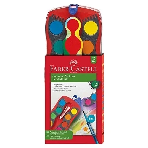 Faber Değişebilir Tablet Sulu Boya 12 Renk 5292125023 ürün görseli 1
