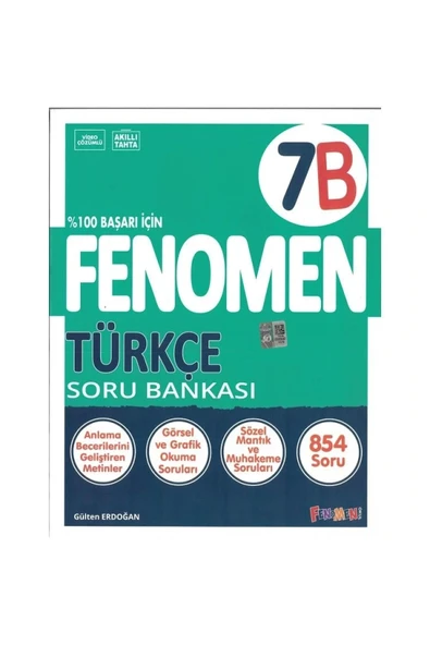 Fenomen 7.Sınıf Türkçe Soru Bankası ürün görseli 1