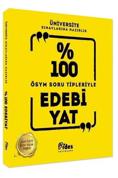 Fides %100 Ösym Soru Tipleriyle Edebiyat ürün görseli 1