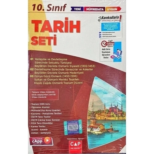 Çap 10.Sınıf Tarih Seti ürün görseli 1