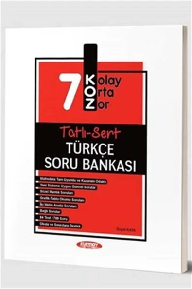 Kurmay 7.Sınıf Koz Türkçe Tatlı Sert Soru Bankası ürün görseli 1