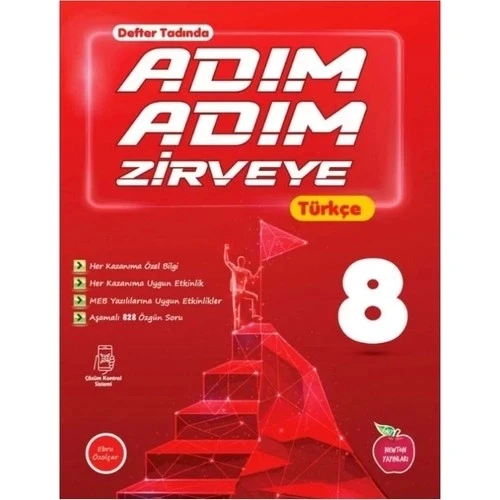 Newton 8.Sınıf Türkçe Adım Adım Zirveye Defter Tadında ürün görseli 1