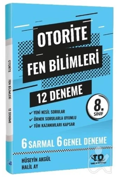 Tandem 8.Sınıf Otorite Fen Bilimleri 12 Deneme ürün görseli 1