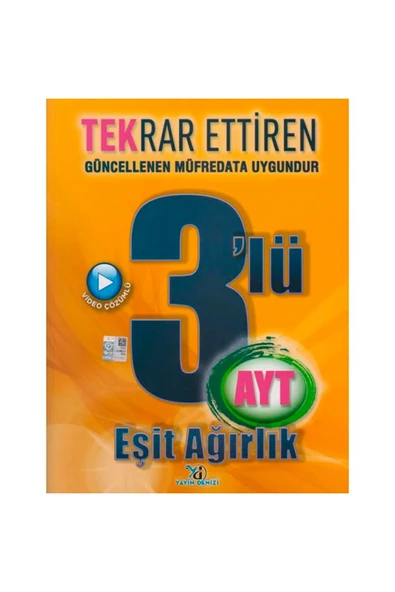 Ayt Eşit Ağırlık 3 Lü Deneme Yayın Denizi ürün görseli 1