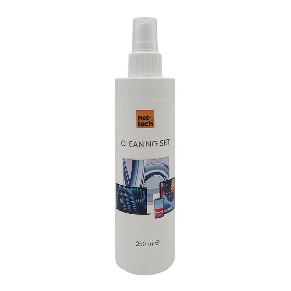 Nettech 250 ML Ekran Temizleme Solüsyonu Seti ürün görseli 1