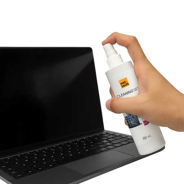 Nettech 250 ML Ekran Temizleme Solüsyonu Seti - Resim 3
