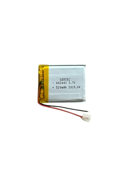 403443 3.7V 520 MAh Li-Polymer Pil Devreli/1.5A ürün görseli 1