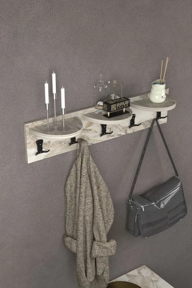 Askılık Duvar Elbise Askılığı Portmanto 80 Cm Efes ürün görseli 1