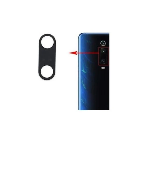 Xiaomi Mi 9T Uyumlu Kamera Camı Lens ürün görseli 1