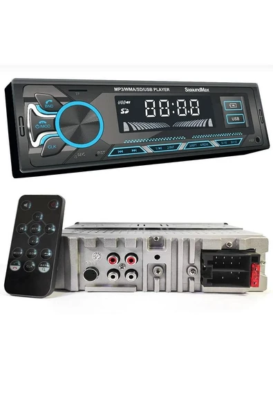 Soundmax Sx-mx7g Oto Teyp Bt Usb Aux Rgb Eq Amfi Çıkışı ürün görseli 1
