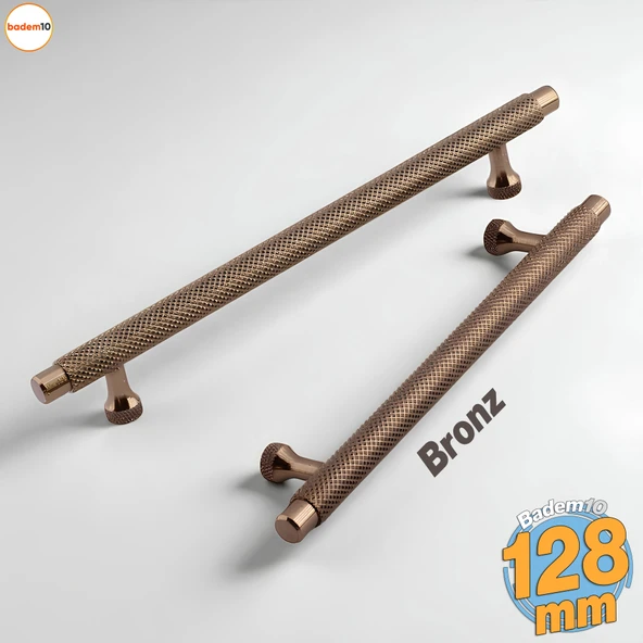 Martin Bronz Metal Kulp 128 mm Mobilya Çekmece Mutfak Dolabı Dolap Modern Kapak Kulpları Grip Desen ürün görseli 1