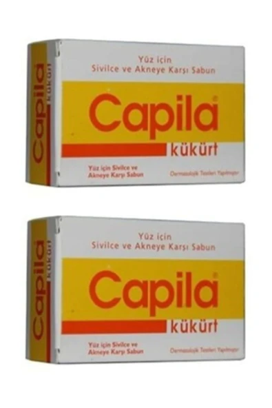 Capila Kükürtlü Sabun Sarı Kutu 90 gr X 2 Adet ürün görseli 1
