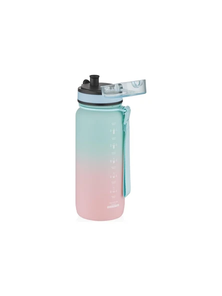 Vagonlife Uzspace 650 Ml Gradient Renk Tritan Su Matarası 3037 Mint Pink ürün görseli 1