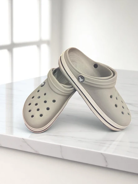 Crocs Gri Unisex Terlik - Resim 3