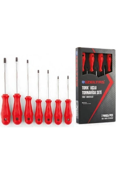 Torx Uçlu Tornavida Seti 7 Parça ürün görseli 1