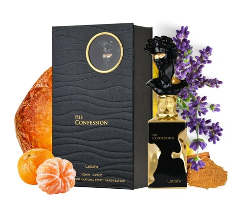 Lattafa His Confession for Men 100ml Edp  Parfüm - Resim 2