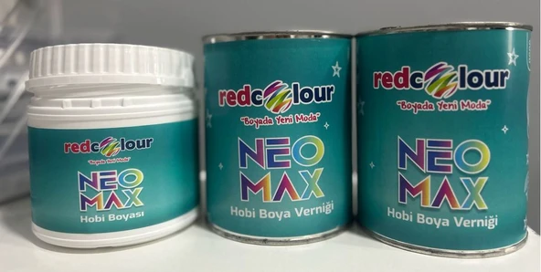 Redcolour Neo Max Hobi Boyası 0,5 Lt ve Verniği 0,5 Lt ürün görseli 1