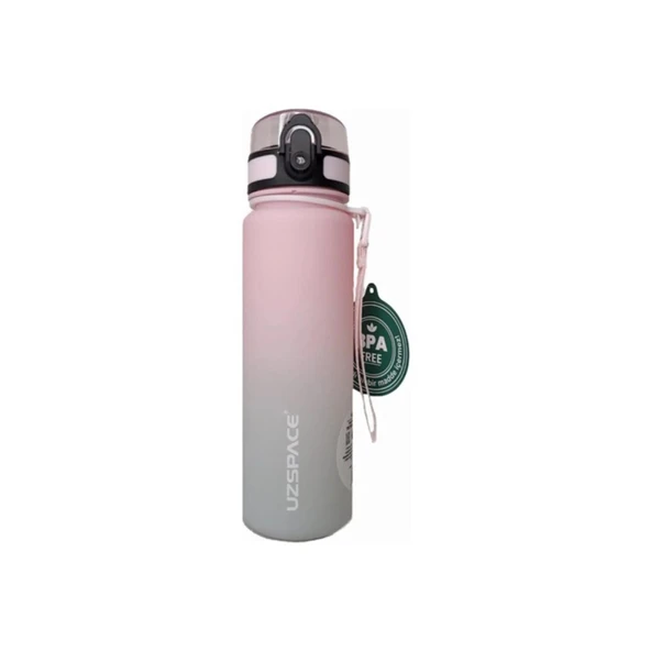Vagonlife Uzspace 500 Ml Graident Renk  Tritan Su Matarası Pink Grey 3026 ürün görseli 1