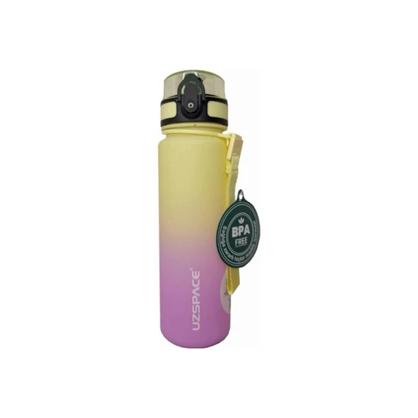 Vagonlife Uzspace 500 Ml Graident Renk  Tritan Su Matarası Yellow Violet 3026 ürün görseli 1