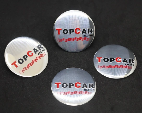 Jant Göbek Arma İthal Metal Sticker TOPCAR Racing Dizayn ürün görseli 1