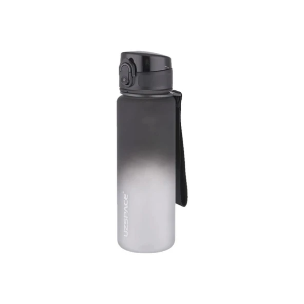 Vagonlife Uzspace 500 Ml Graident Renk  Tritan Su Matarası Black White 3026 ürün görseli 1