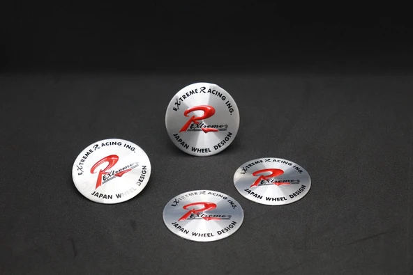 Jant Göbek Arma İthal Metal Sticker Extreme Racing Dizayn ürün görseli 1