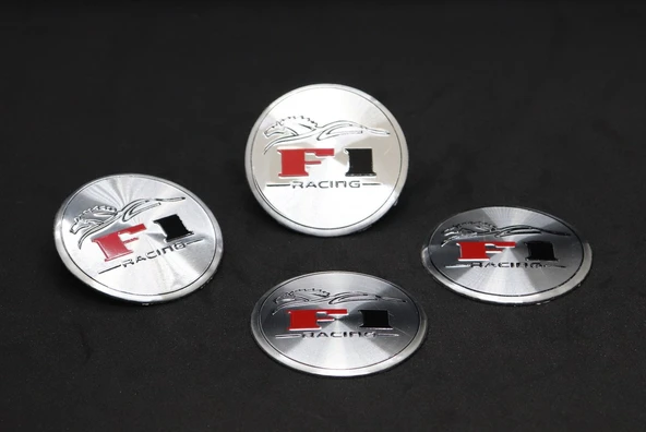 Jant Göbek Arma İthal Metal Sticker F1 Racing Dizayn ürün görseli 1