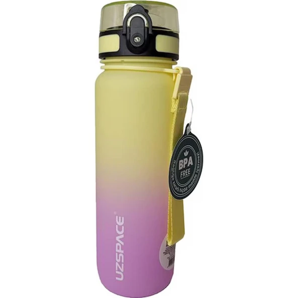 Vagon Life Uzspace Matara Tritan Karma 800 ML 3053-2 Sarı Pembe ürün görseli 1